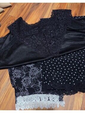 Sleepwear 2 Pants and 1 Top Plus Size Pajamas